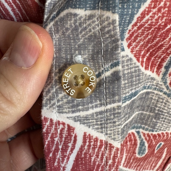 Cooke Street Honolulu Men's Vintage Short Sleeve Tropical Cotton Button Shirt M - Picture 4 of 12